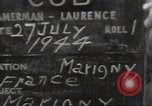 Image 1re Division des soldats Marigny France, 1944, de la seconde 27 séquences d'archives historiques vidéo 65675075105