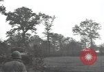 Image of cutting through hedgerows with tanks Marigny France, 1944, second 16 stock footage video 65675075114