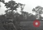 Image of cutting through hedgerows with tanks Marigny France, 1944, second 19 stock footage video 65675075114