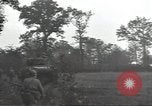 Image of cutting through hedgerows with tanks Marigny France, 1944, second 21 stock footage video 65675075114