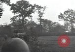 Image of cutting through hedgerows with tanks Marigny France, 1944, second 22 stock footage video 65675075114