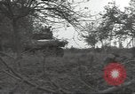 Image of cutting through hedgerows with tanks Marigny France, 1944, second 23 stock footage video 65675075114