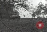 Image of cutting through hedgerows with tanks Marigny France, 1944, second 26 stock footage video 65675075114