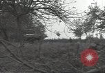 Image of cutting through hedgerows with tanks Marigny France, 1944, second 28 stock footage video 65675075114