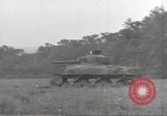 Image of cutting through hedgerows with tanks Marigny France, 1944, second 33 stock footage video 65675075114