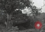Image of cutting through hedgerows with tanks Marigny France, 1944, second 40 stock footage video 65675075114