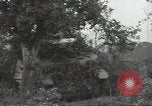 Image of cutting through hedgerows with tanks Marigny France, 1944, second 41 stock footage video 65675075114