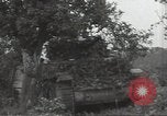 Image of cutting through hedgerows with tanks Marigny France, 1944, second 43 stock footage video 65675075114