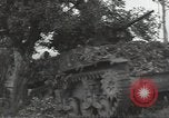 Image of cutting through hedgerows with tanks Marigny France, 1944, second 45 stock footage video 65675075114