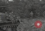 Image of cutting through hedgerows with tanks Marigny France, 1944, second 54 stock footage video 65675075114