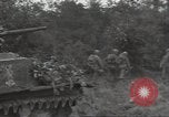 Image of cutting through hedgerows with tanks Marigny France, 1944, second 60 stock footage video 65675075114