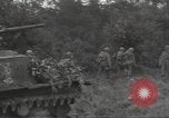 Image of cutting through hedgerows with tanks Marigny France, 1944, second 61 stock footage video 65675075114
