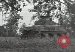 Image of cutting through hedgerows with tanks Marigny France, 1944, second 62 stock footage video 65675075114