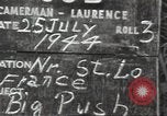 Image of Operation Cobra Saint Lo France, 1944, second 5 stock footage video 65675075120