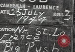 Image of Operation Cobra Saint Lo France, 1944, second 6 stock footage video 65675075120