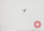 Standbild japanische Kriegsschiffe Brand bei uns Flugzeuge über Insel Kiska Aleutians, 1942, aus Sekunde 30 historischem Filmmaterial Videoclip 65675075195