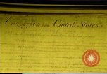 Image of Bill of Rights Washington DC USA, 1990, second 10 stock footage video 65675075214