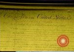 Image of Bill of Rights Washington DC USA, 1990, second 14 stock footage video 65675075214