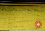Image of Bill of Rights Washington DC USA, 1990, second 24 stock footage video 65675075214