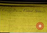 Image of Bill of Rights Washington DC USA, 1990, second 25 stock footage video 65675075214