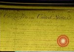 Image of Bill of Rights Washington DC USA, 1990, second 32 stock footage video 65675075214