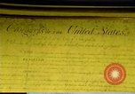 Image of Bill of Rights Washington DC USA, 1990, second 34 stock footage video 65675075214