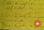Image of Bill of Rights Washington DC USA, 1990, second 57 stock footage video 65675075214