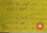 Image of Bill of Rights Washington DC USA, 1990, second 62 stock footage video 65675075214