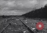 Image of Bunzenhaufen bombed railroad marshaling yard World War 2 Munich Germany, 1945, second 7 stock footage video 65675075221