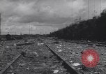 Image of Bunzenhaufen bombed railroad marshaling yard World War 2 Munich Germany, 1945, second 8 stock footage video 65675075221