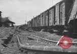 Image of Bunzenhaufen bombed railroad marshaling yard World War 2 Munich Germany, 1945, second 30 stock footage video 65675075221