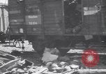Image of Bunzenhaufen bombed railroad marshaling yard World War 2 Munich Germany, 1945, second 34 stock footage video 65675075221