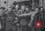 Image of liberated American prisoners of war celebrate Munich Germany, 1945, second 48 stock footage video 65675075222