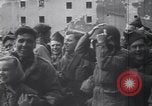 Image of liberated American prisoners of war celebrate Munich Germany, 1945, second 52 stock footage video 65675075222