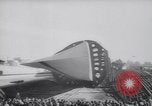 Standbild USS Franklin CV-13 Newport News Virginia USA, 1943, aus Sekunde 40 historischem Filmmaterial Videoclip 65675075236