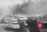 Image of convoy of trucks Alaska USA, 1943, second 38 stock footage video 65675075238