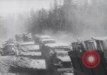 Image of convoy of trucks Alaska USA, 1943, second 39 stock footage video 65675075238