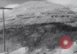 Image of convoy of trucks Alaska USA, 1943, second 40 stock footage video 65675075238