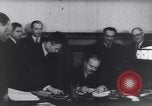 Image of German-Soviet Border and Commercial Agreement Moscow Russia Soviet Union, 1941, second 5 stock footage video 65675075244