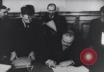Image of German-Soviet Border and Commercial Agreement Moscow Russia Soviet Union, 1941, second 12 stock footage video 65675075244