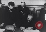 Image of German-Soviet Border and Commercial Agreement Moscow Russia Soviet Union, 1941, second 13 stock footage video 65675075244