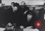 Image of German-Soviet Border and Commercial Agreement Moscow Russia Soviet Union, 1941, second 14 stock footage video 65675075244
