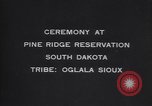 Image of Native American Indian Oglala Sioux tribesmen South Dakota United States USA, 1913, second 30 stock footage video 65675075276