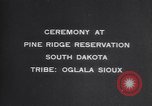 Image of Native American Indian Oglala Sioux tribesmen South Dakota United States USA, 1913, second 33 stock footage video 65675075276