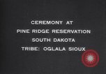 Image of Native American Indian Oglala Sioux tribesmen South Dakota United States USA, 1913, second 35 stock footage video 65675075276