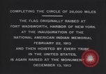 Standbild Rodman Wanamaker kennen Expedition Flagge Anhebung Zeremonie New York United States USA, 1913, aus Sekunde 15 historischem Filmmaterial Videoclip 65675075277