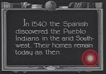 Standbild Pueblo Dorf der Indianer United States USA, 1920, aus Sekunde 33 historischem Filmmaterial Videoclip 65675075278
