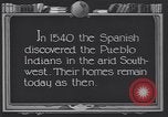 Standbild Pueblo Dorf der Indianer United States USA, 1920, aus Sekunde 36 historischem Filmmaterial Videoclip 65675075278