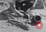 Image of Native American Indian bones found in Monument Valley Utah United States USA, 1937, second 57 stock footage video 65675075285
