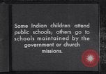Image of American-Indian children United States USA, 1933, second 12 stock footage video 65675075294